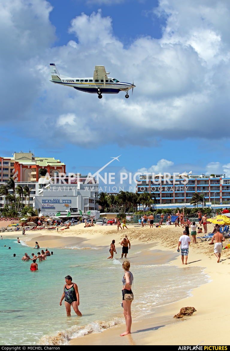 St.Barth Commuter F-OSBM aircraft at Sint Maarten - Princess Juliana Intl