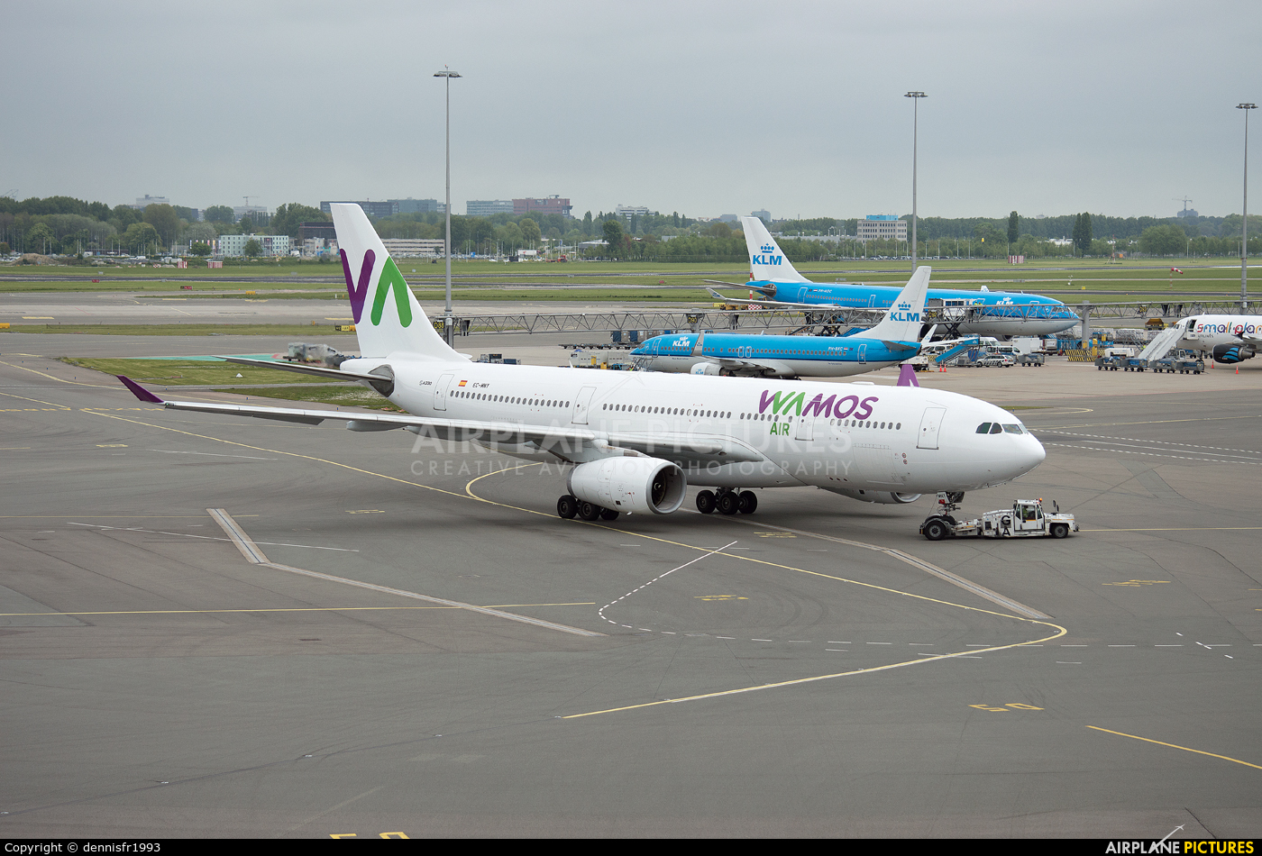 Wamos Air EC-MNY aircraft at Amsterdam - Schiphol