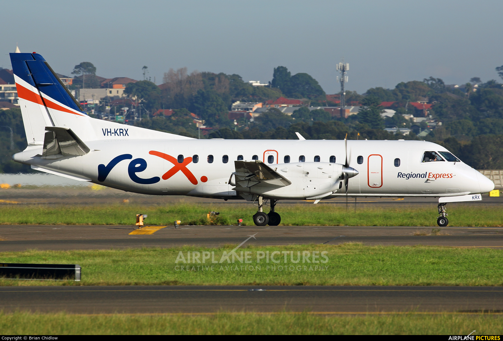 Regional Air Express (REX) VH-KRX aircraft at Sydney - Kingsford Smith Intl, NSW