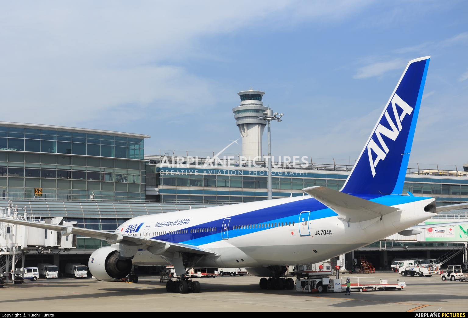 ANA - All Nippon Airways JA704A aircraft at Tokyo - Haneda Intl