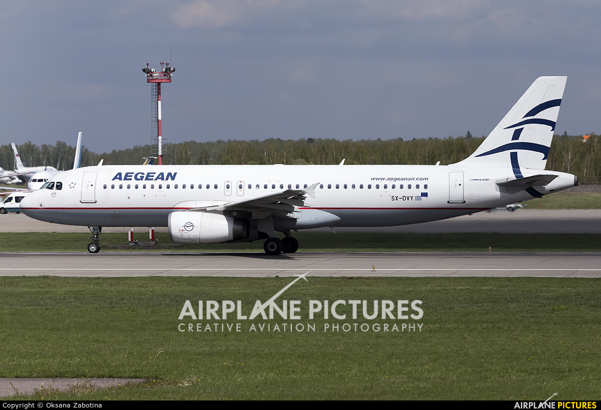 Aegean Airlines SX-DVY aircraft at Moscow - Domodedovo