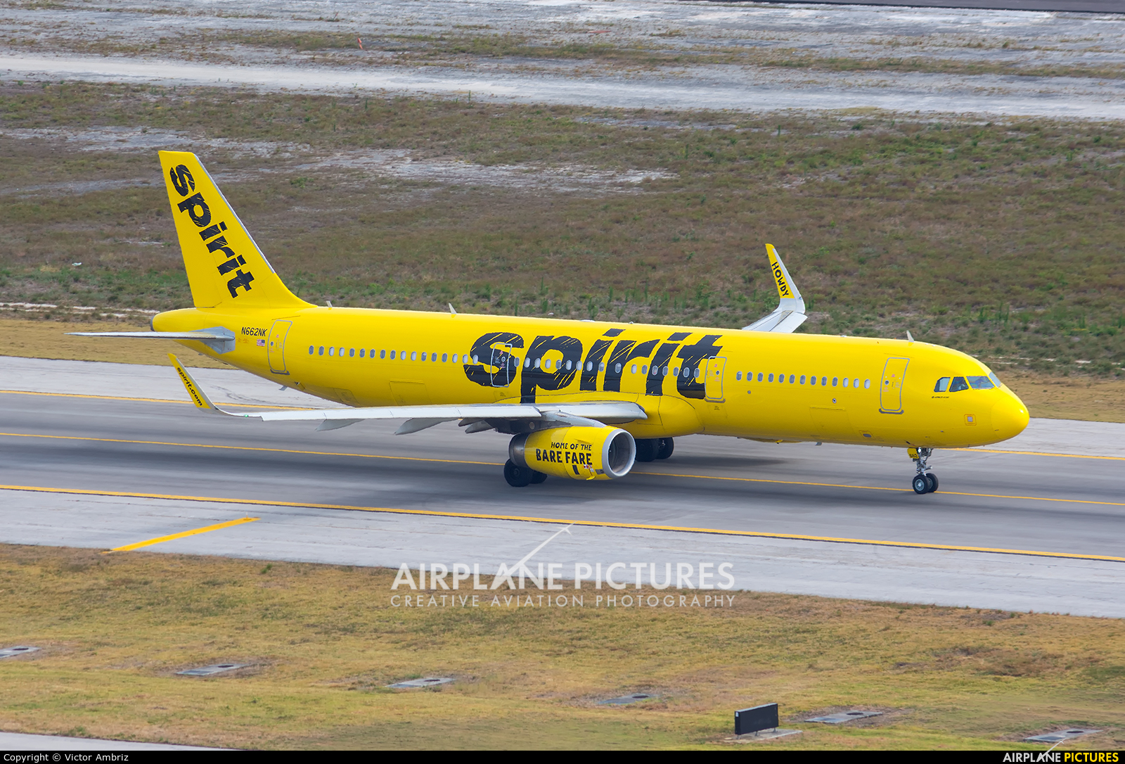 Spirit Airlines N662NK aircraft at Cancun Intl