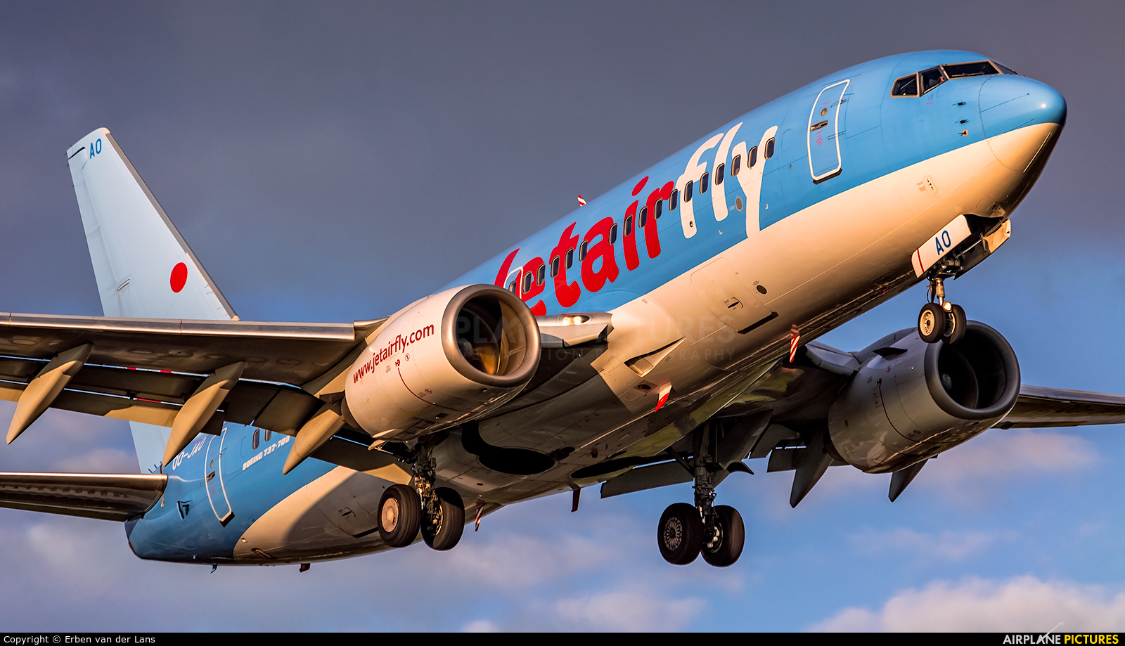 Jetairfly (TUI Airlines Belgium) OO-JAO aircraft at Rotterdam