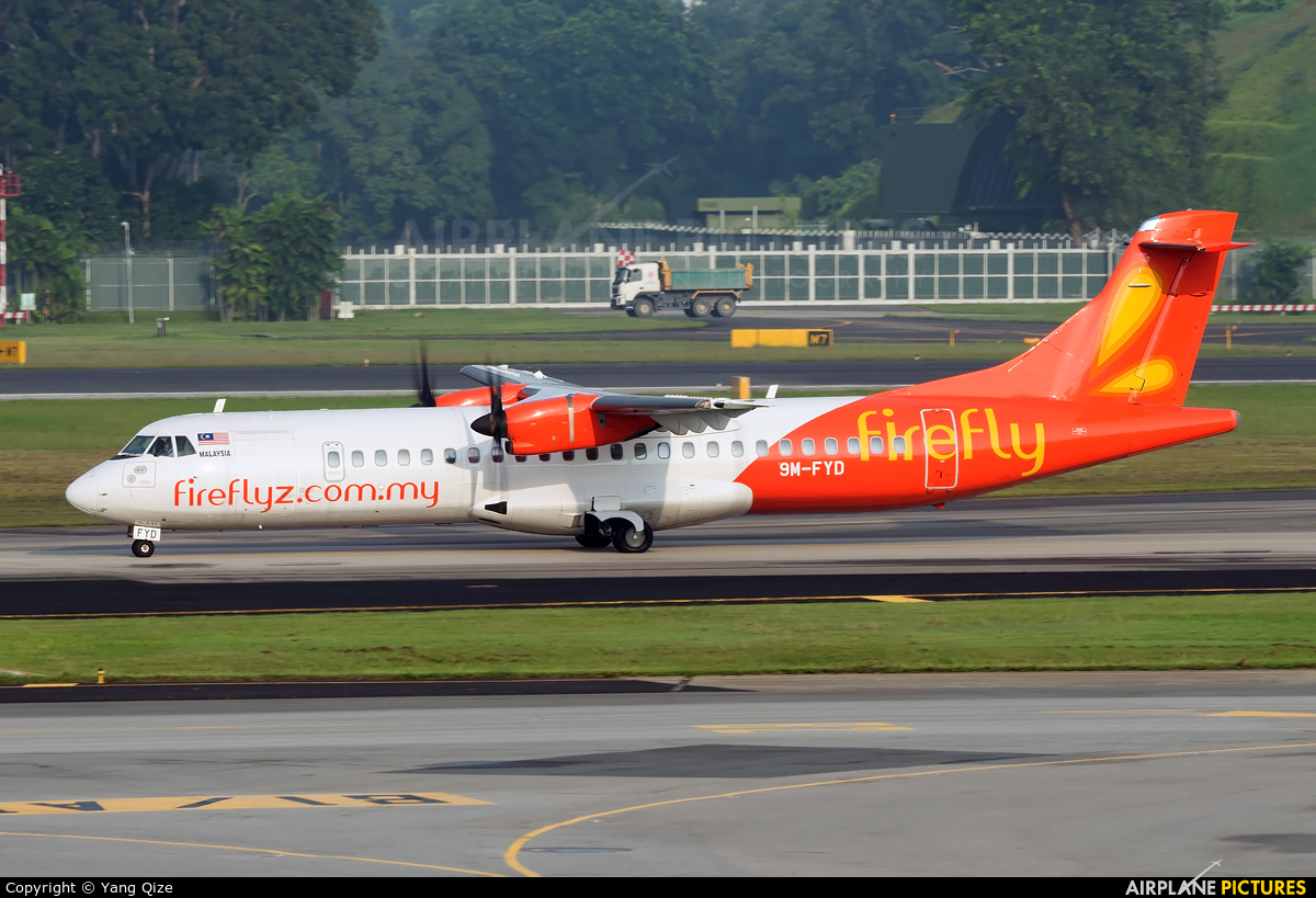 Firefly 9M-FYD aircraft at Singapore - Changi
