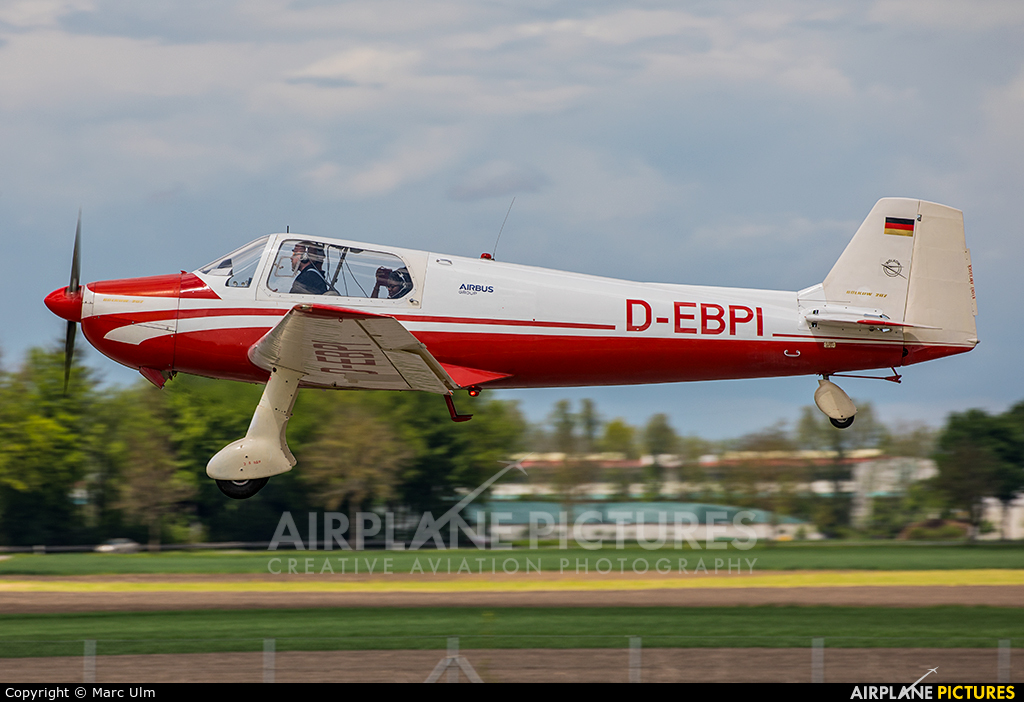 Private D-EBPI aircraft at Augsburg