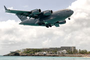 USAF C-17 visits Sint Maarten title=