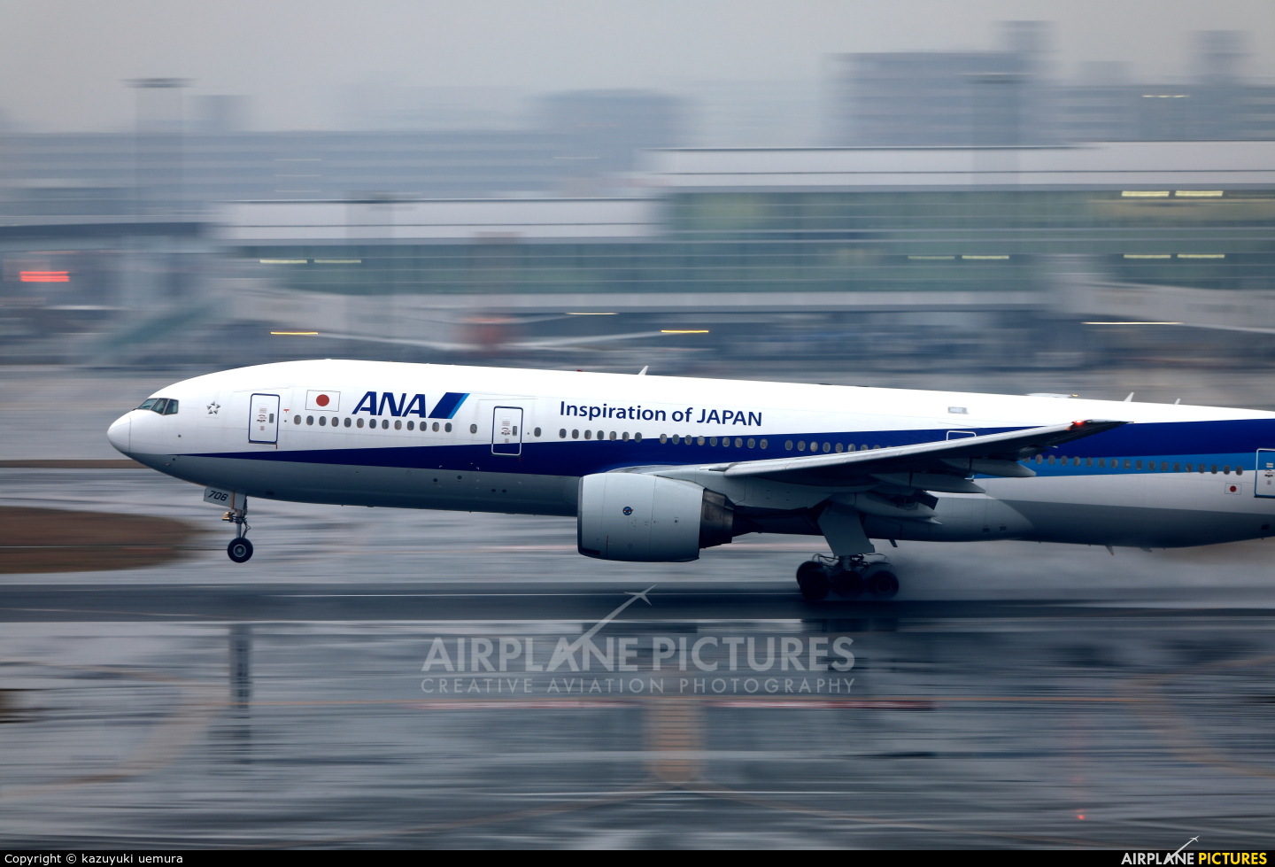 ANA - All Nippon Airways JA706A aircraft at Fukuoka