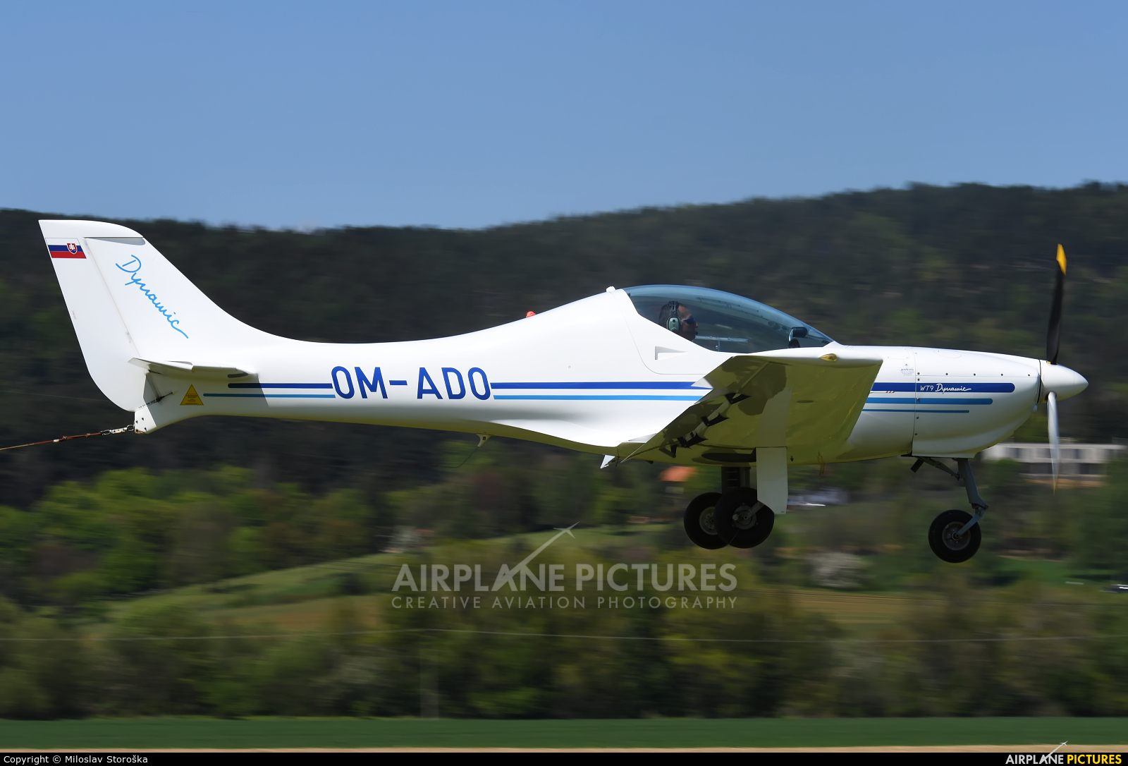 Private OM-ADO aircraft at Prievidza