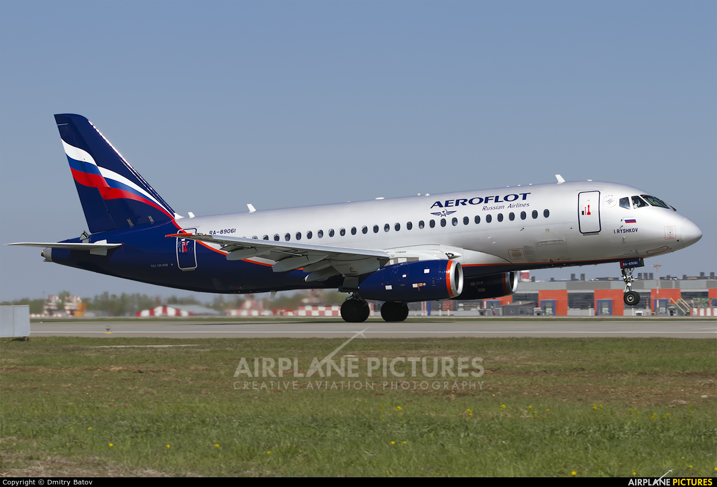Aeroflot RA-89061 aircraft at Moscow - Sheremetyevo
