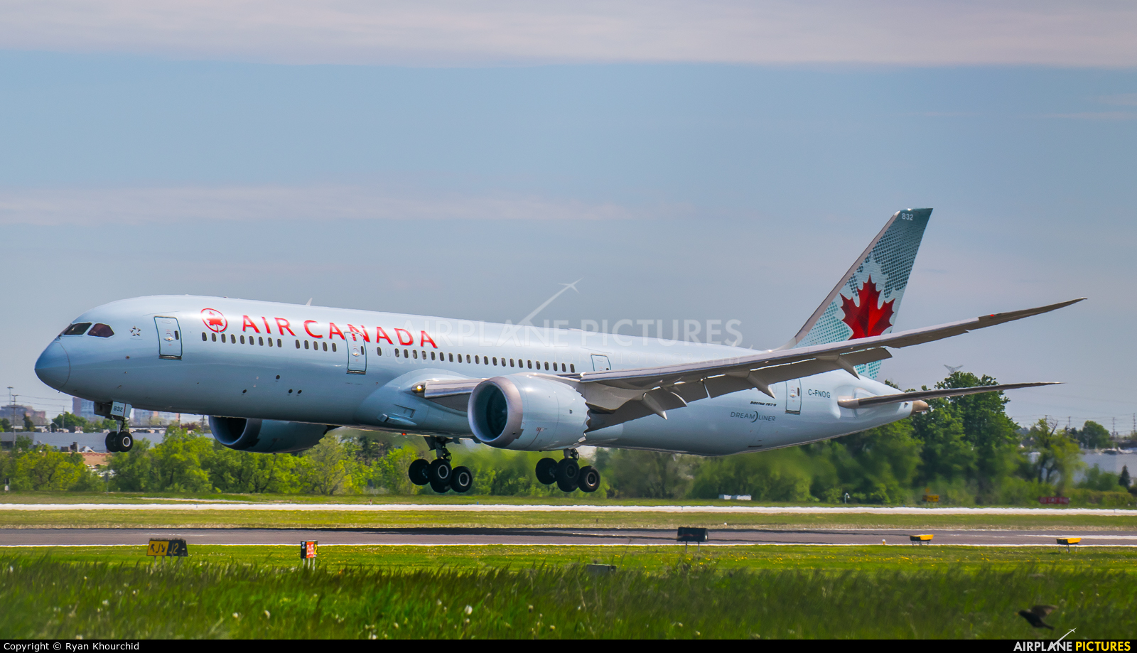 Air Canada C-FNOG aircraft at Toronto - Pearson Intl, ON