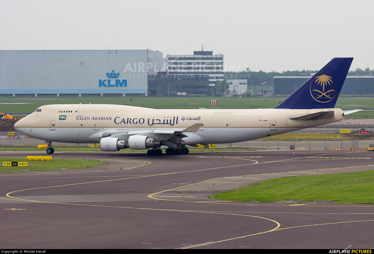 Saudi Arabian Cargo TF-AMI aircraft at Amsterdam - Schiphol