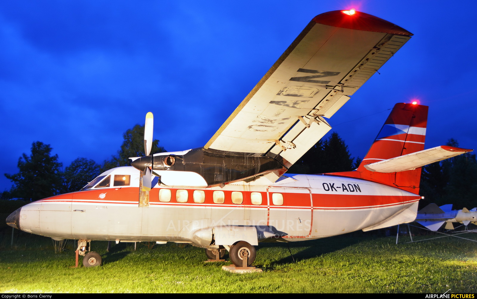 Private OK-ADN aircraft at Martin-Tomčany