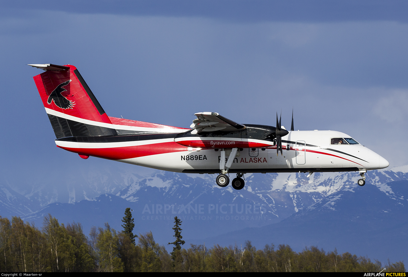 ERA Aviation N889EA aircraft at Anchorage - Ted Stevens Intl / Kulis Air National Guard Base