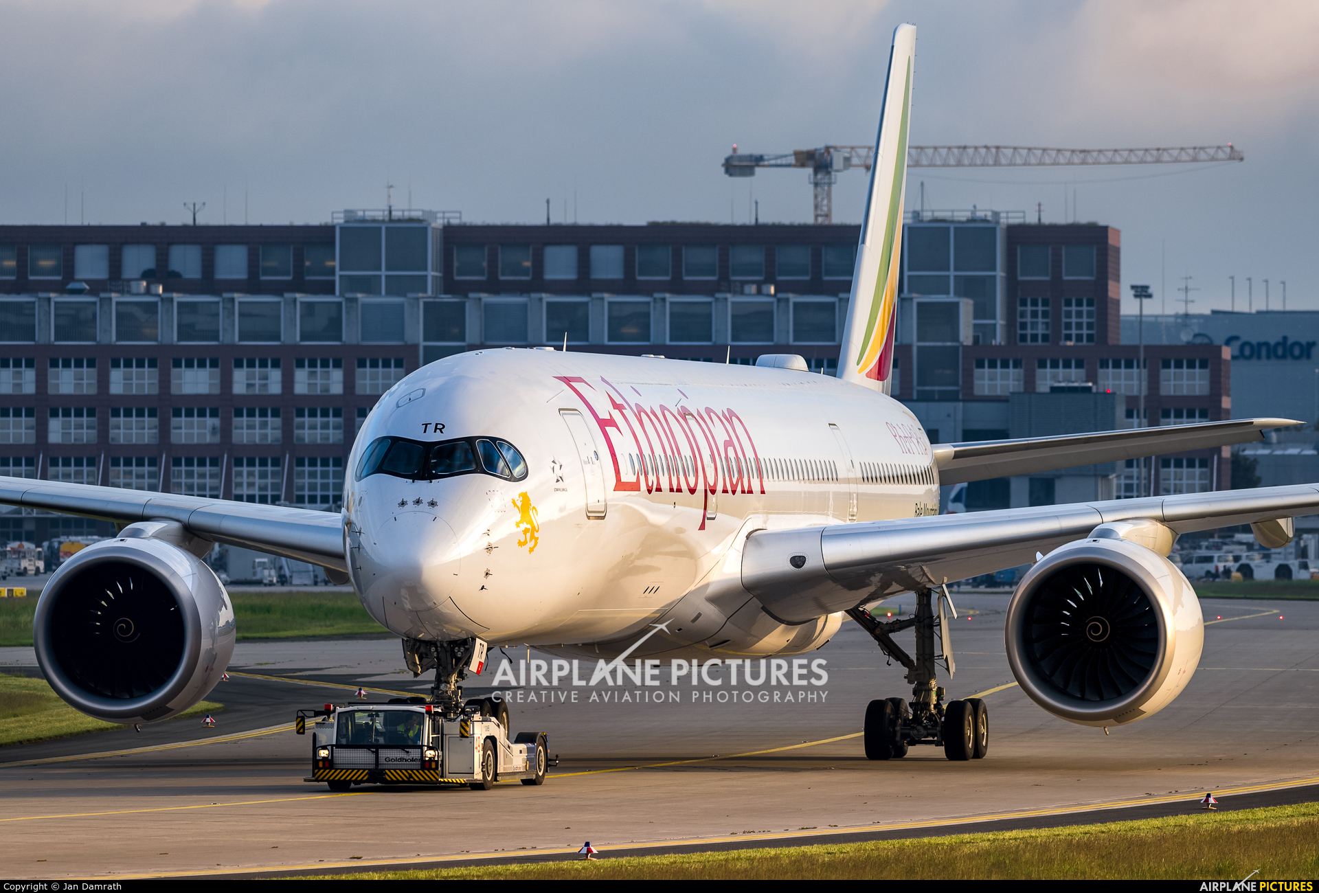 Ethiopian Airlines ET-ATR aircraft at Frankfurt