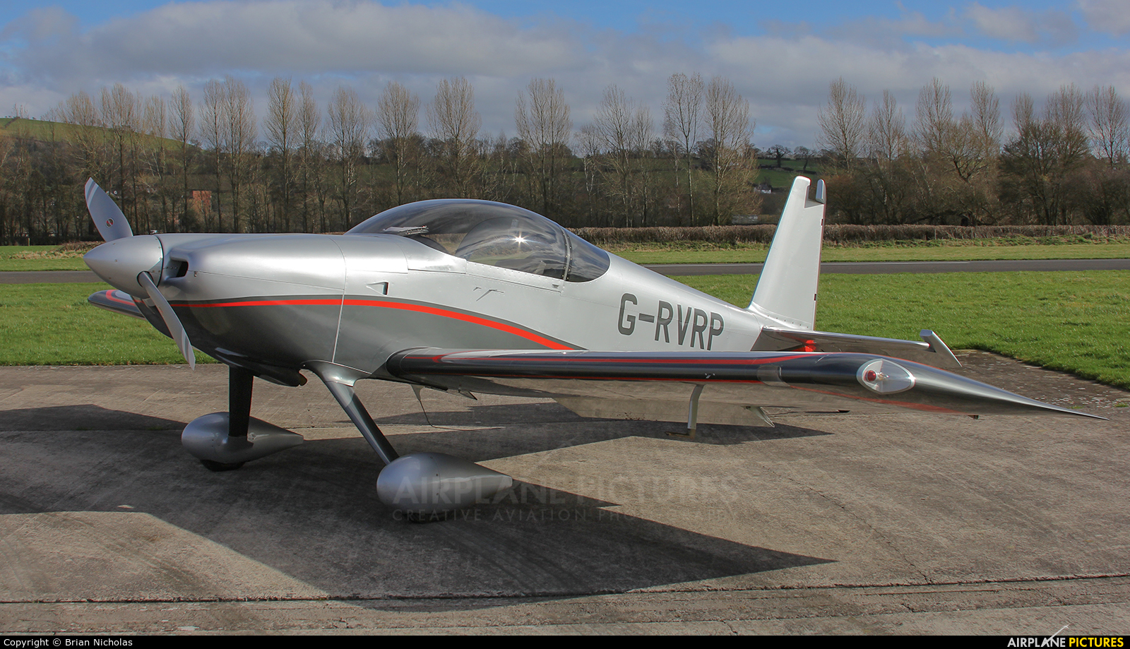 Private G-RVRV aircraft at Welshpool