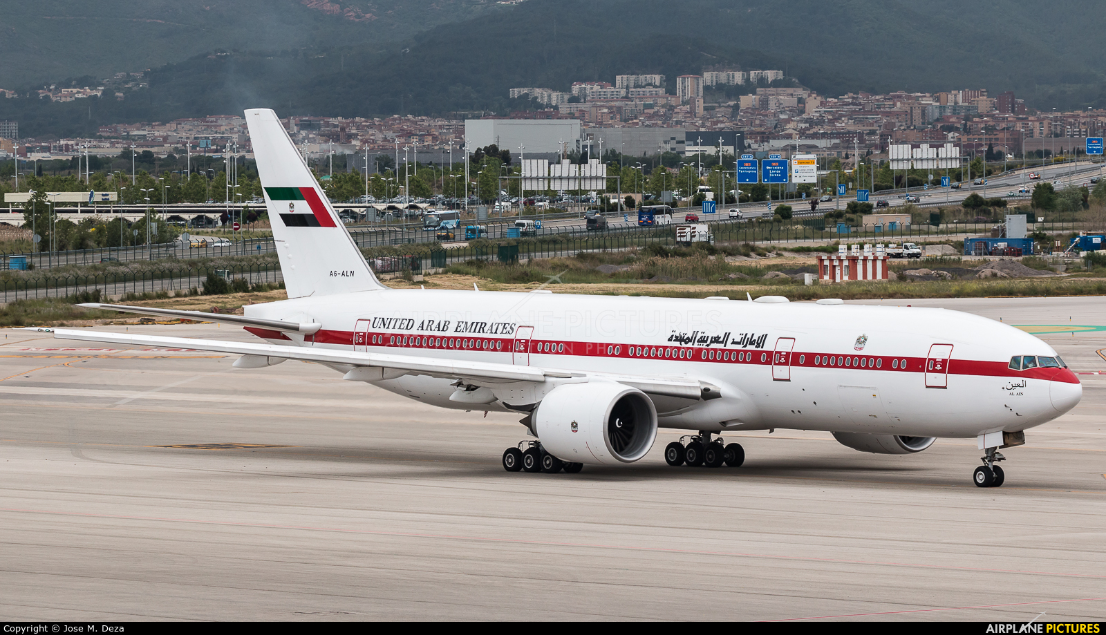 United Arab Emirates - Government A6-ALN aircraft at Barcelona - El Prat