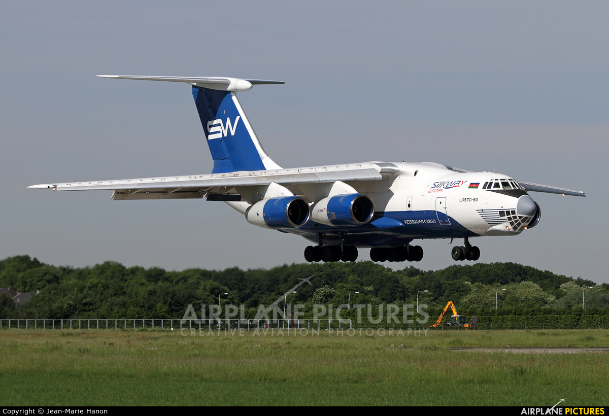 Silk Way Airlines 4K-AZ100 aircraft at Maastricht - Aachen