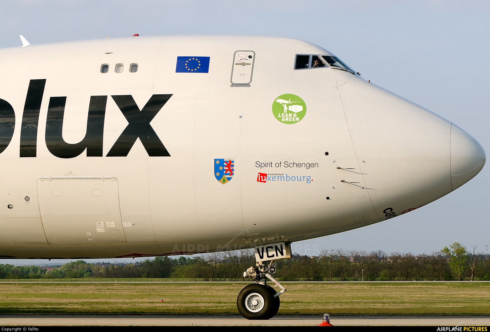 Cargolux LX-VCN aircraft at Budapest Ferenc Liszt International Airport