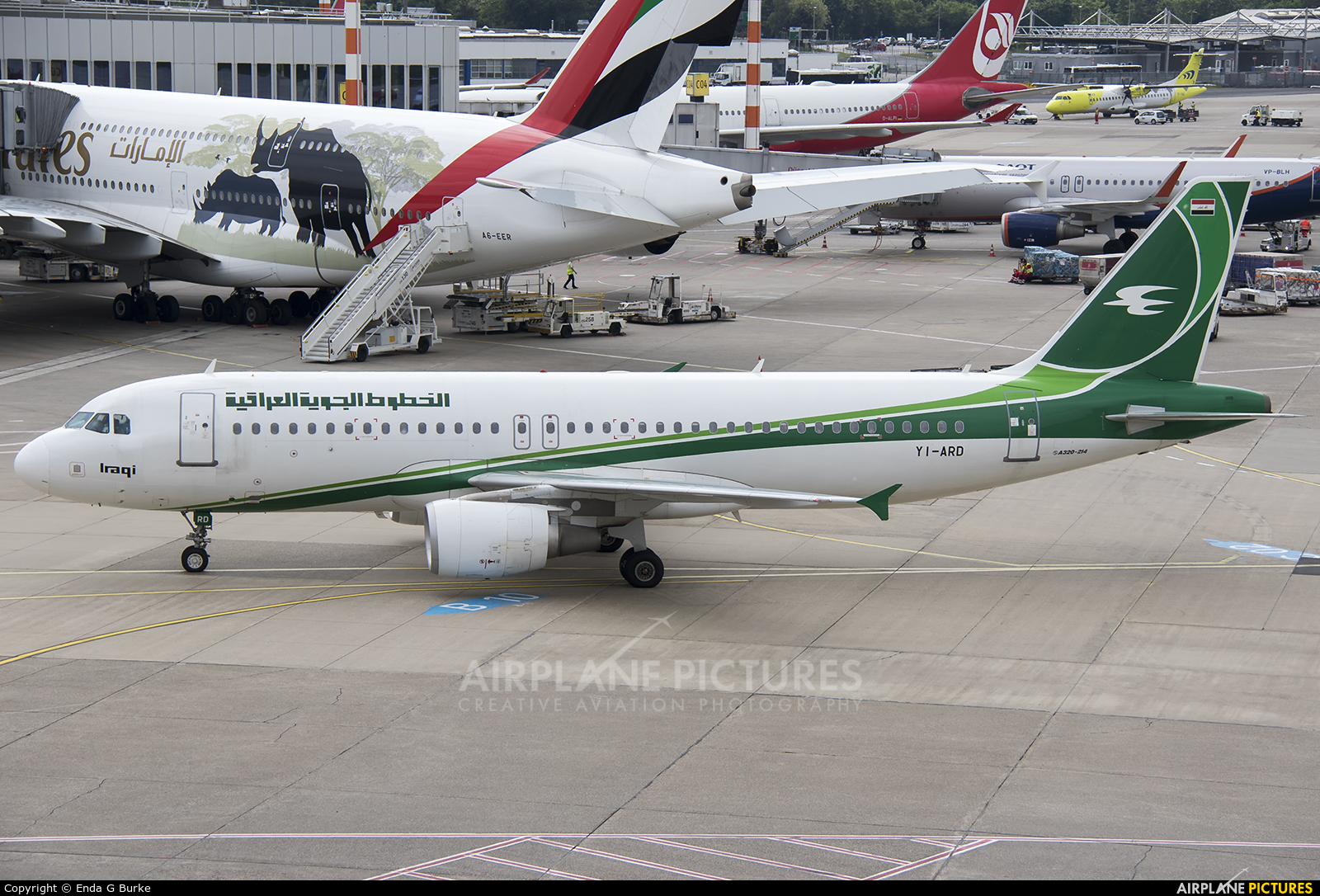Iraqi Airways YI-ARD aircraft at Düsseldorf