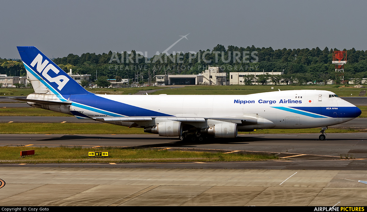 Nippon Cargo Airlines JA08KZ aircraft at Tokyo - Narita Intl