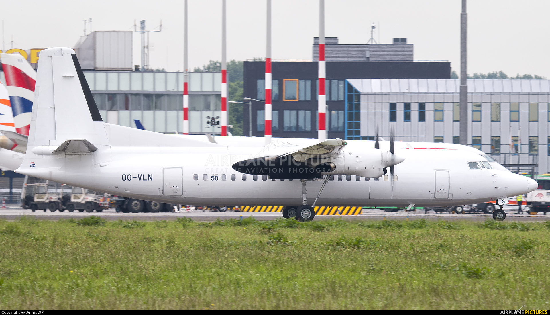 VLM Airlines OO-VLN aircraft at Rotterdam