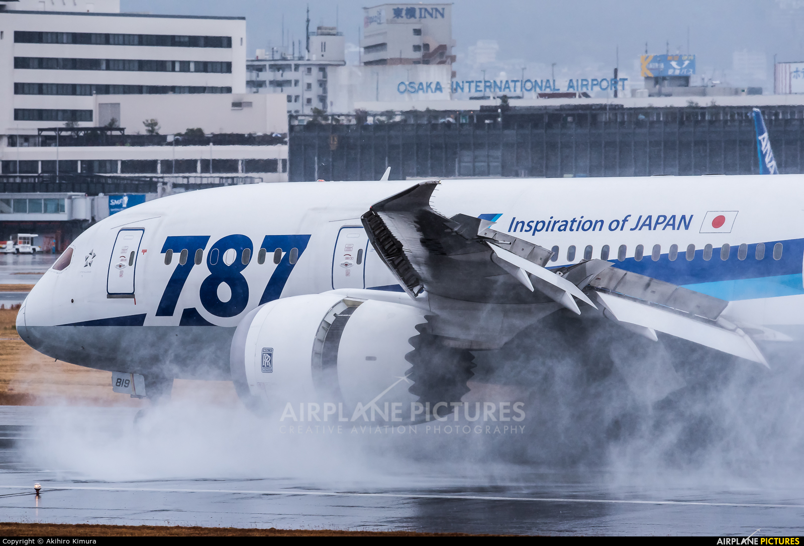ANA - All Nippon Airways JA819A aircraft at Osaka - Itami Intl