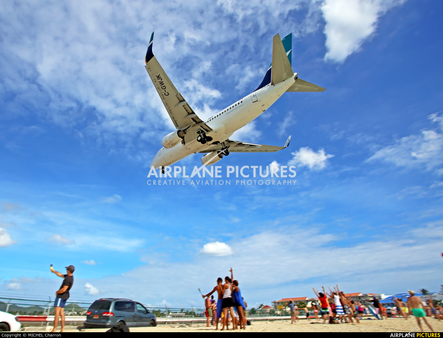WestJet Airlines C-GWJK aircraft at Sint Maarten - Princess Juliana Intl