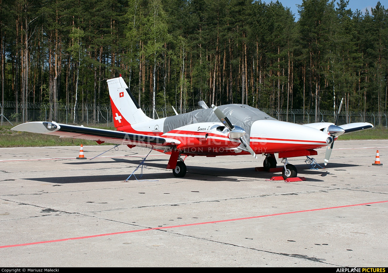 Private HB-LEU aircraft at Olsztyn Mazury Airport (Szymany)