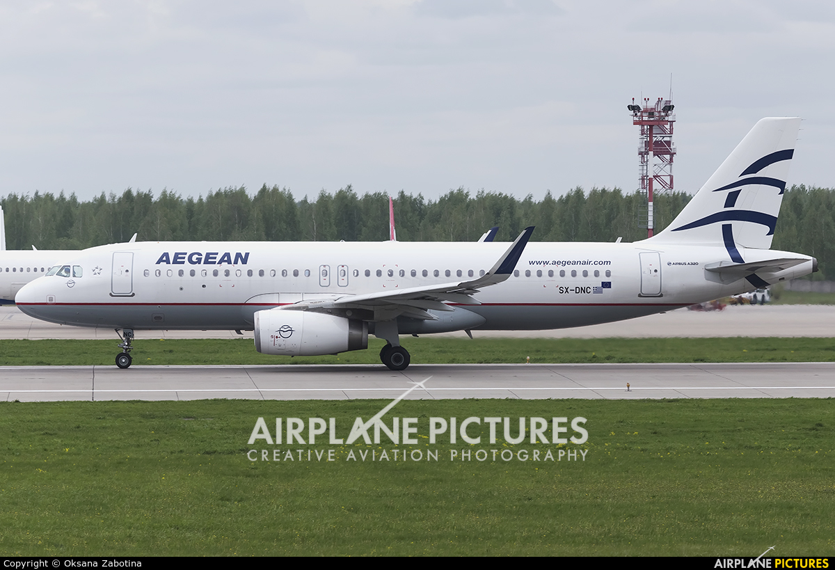 Aegean Airlines SX-DNC aircraft at Moscow - Domodedovo