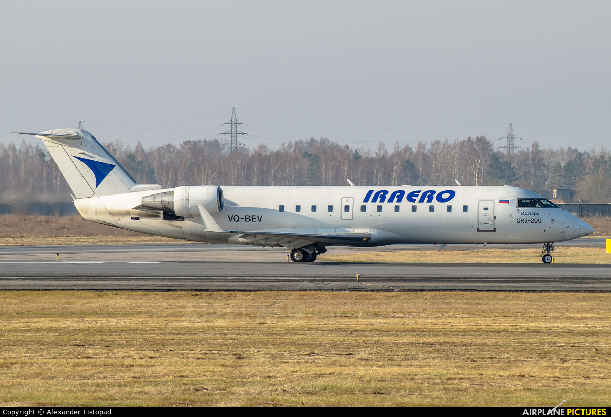 Iraero VQ-BEV aircraft at Novosibirsk