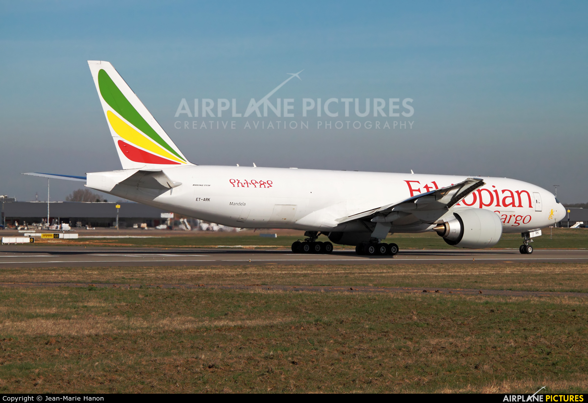 Ethiopian Cargo ET-ARK aircraft at Liège-Bierset