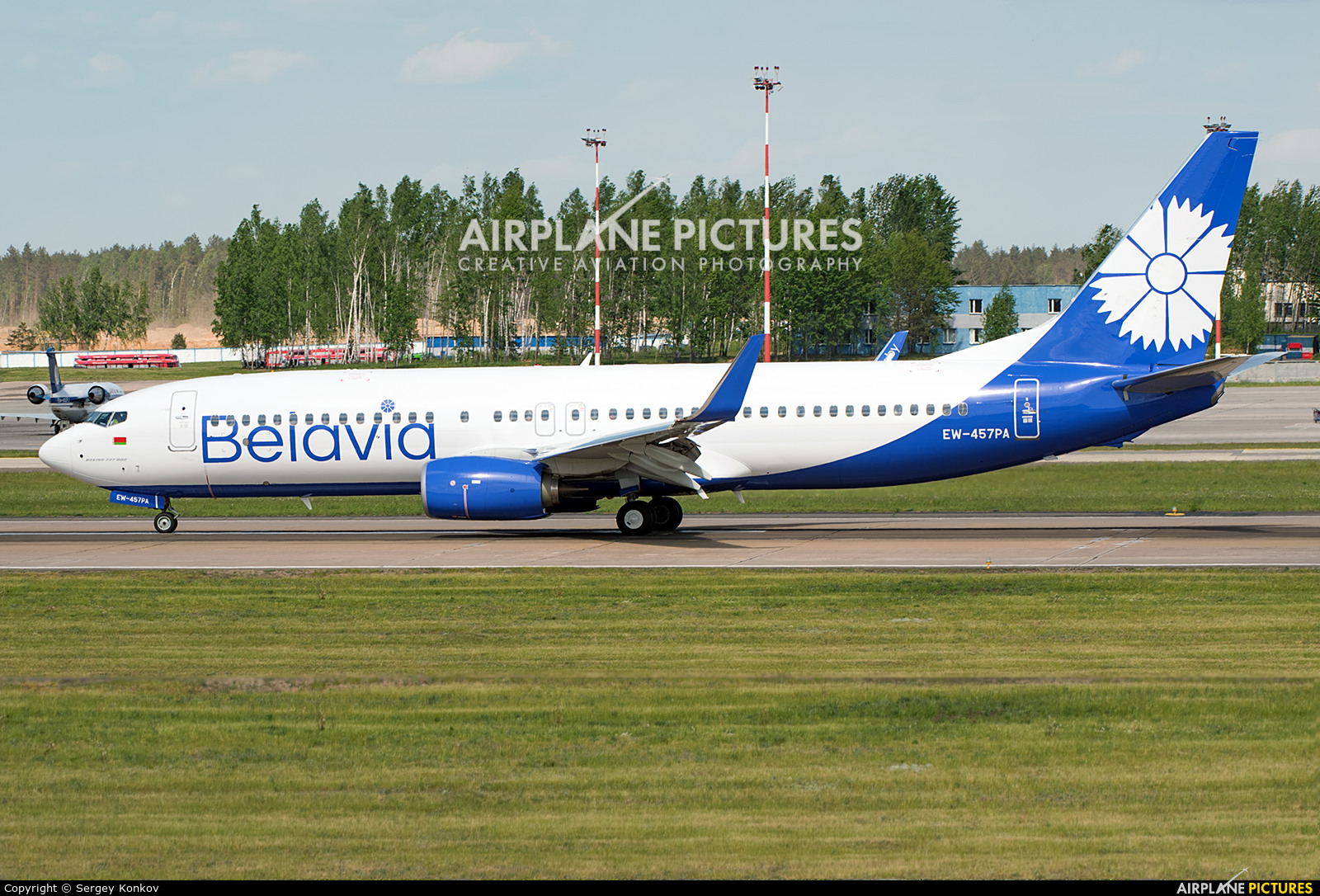 Belavia EW-457PA aircraft at Minsk Intl