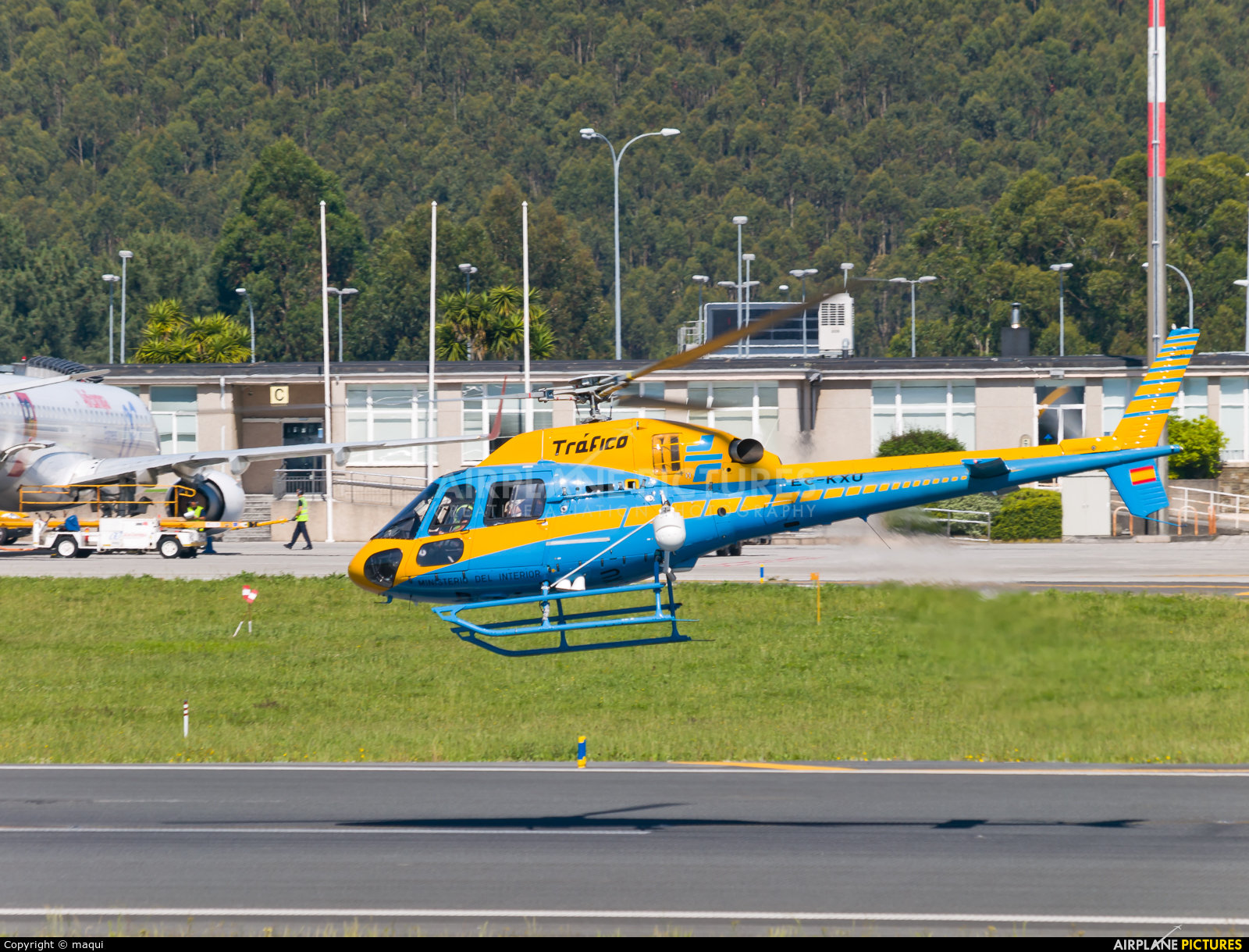 Spain - Government EC-KXU aircraft at La Coruña