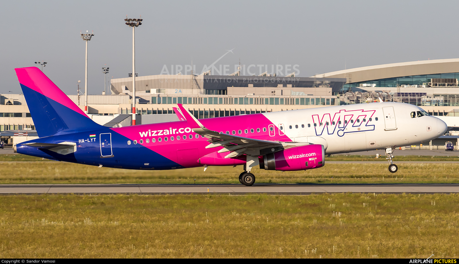 Wizz Air HA-LYT aircraft at Budapest Ferenc Liszt International Airport