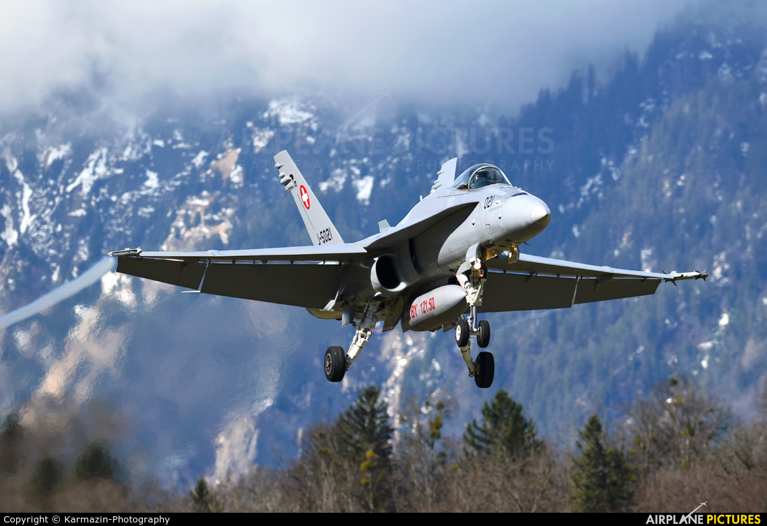 Switzerland - Air Force J-5021 aircraft at Meiringen