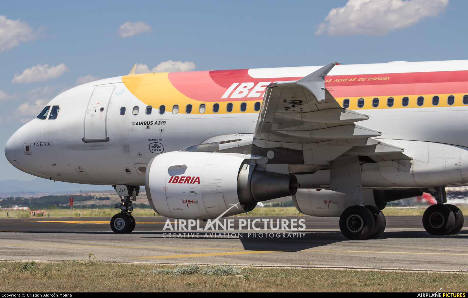 Iberia EC-JEI aircraft at Madrid - Barajas
