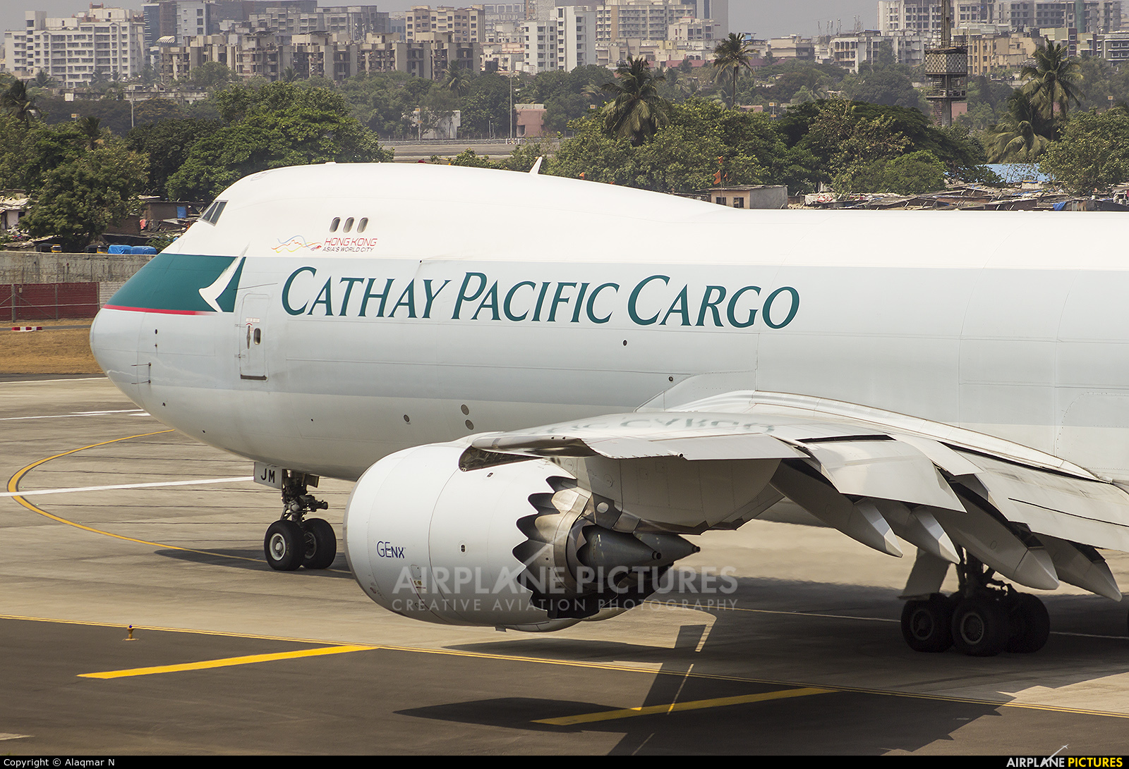 Cathay Pacific Cargo B-LJM aircraft at Mumbai - Chhatrapati Shivaji Intl