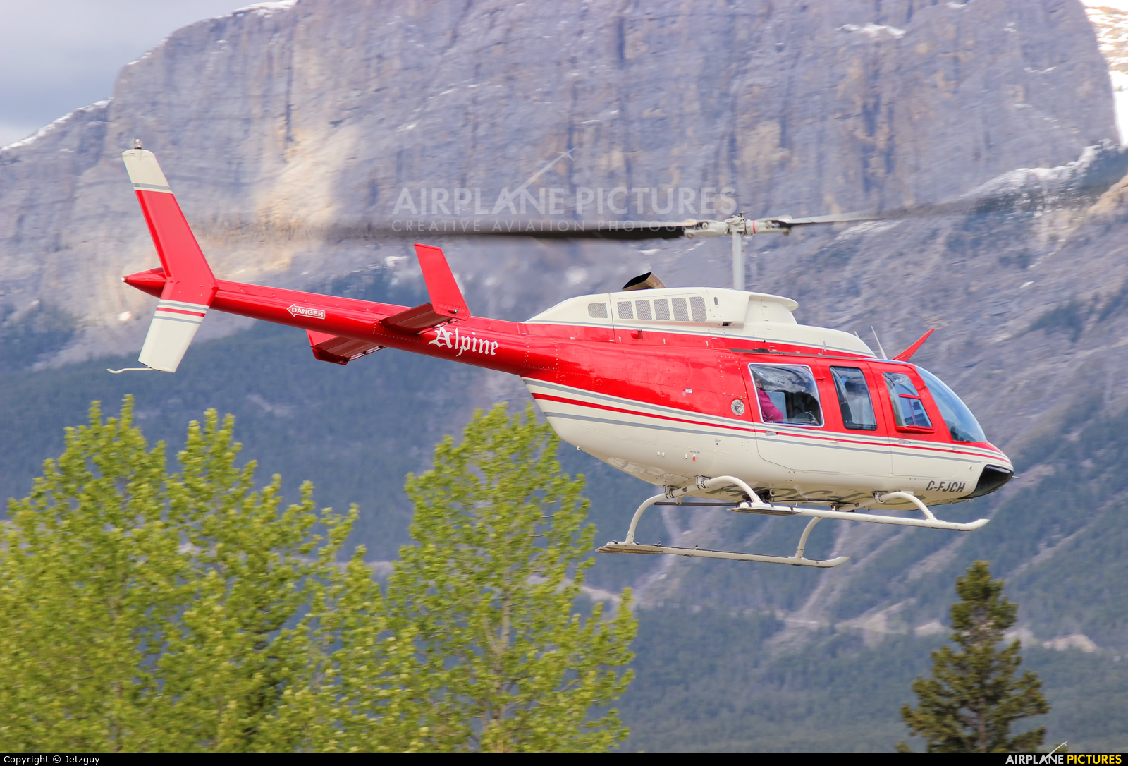 Alpine Helicopters Canada C-FJCH aircraft at Canmore Municipal Heliport