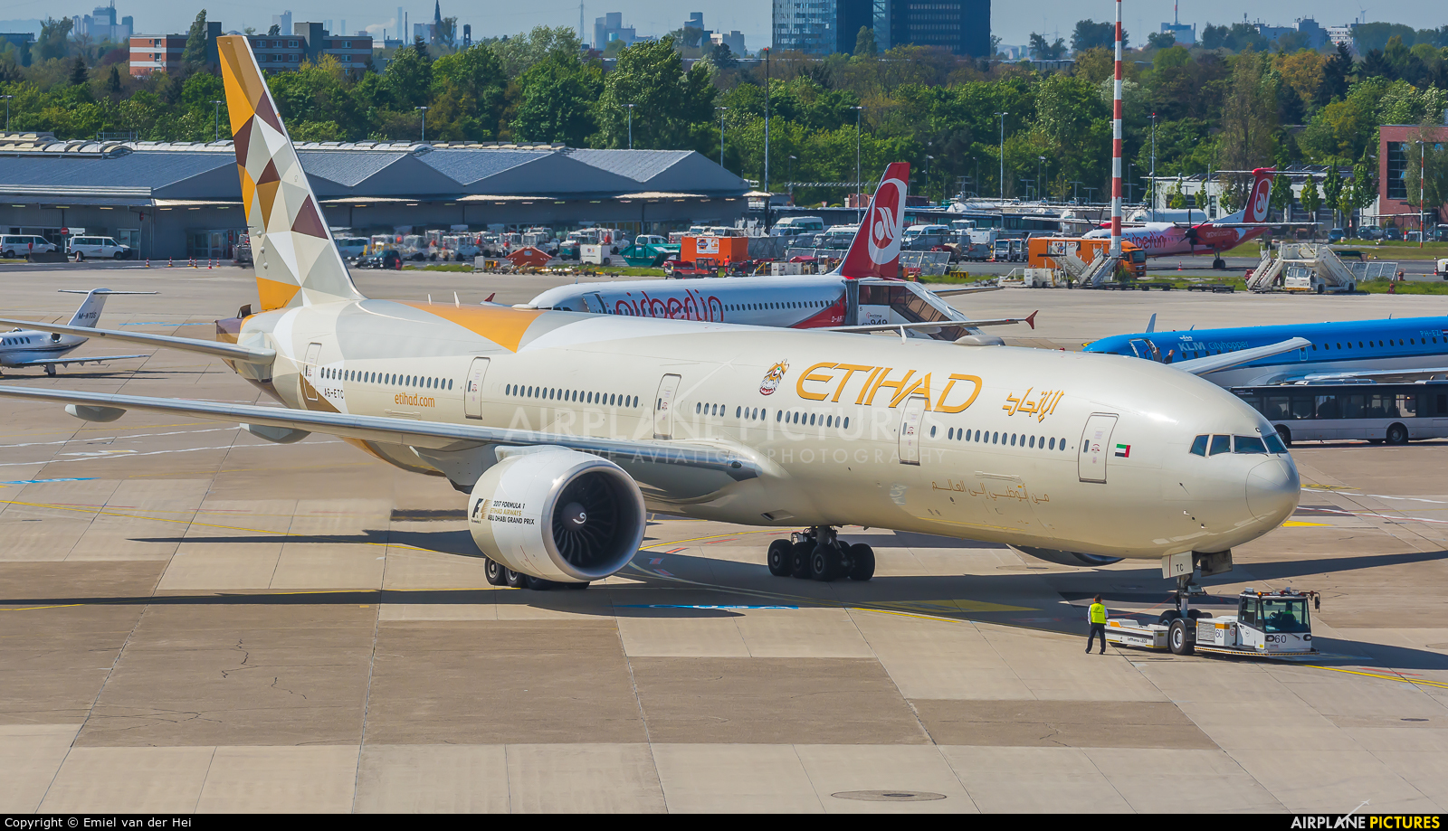 Etihad Airways A6-ETC aircraft at Düsseldorf