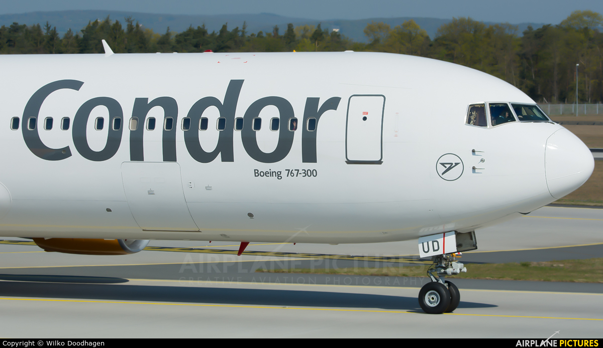 Condor D-ABUD aircraft at Frankfurt