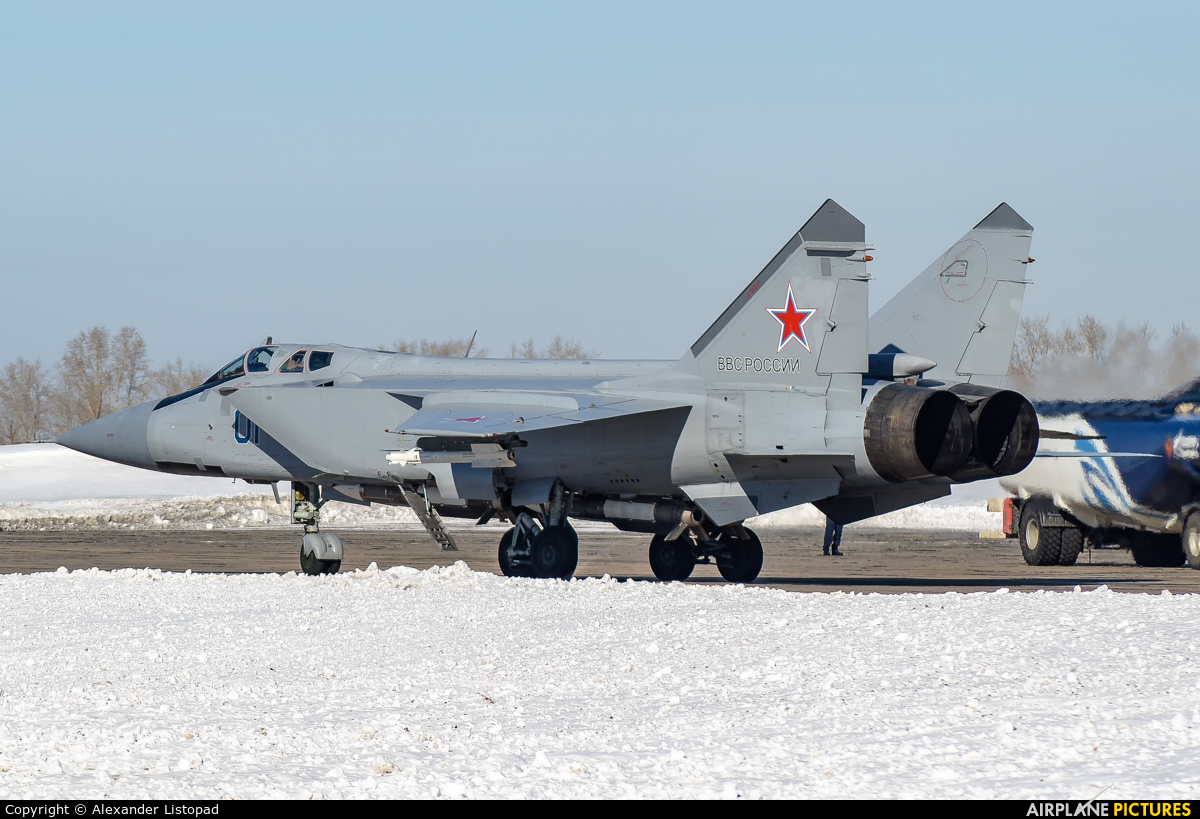 Russia - Air Force 01 BLUE aircraft at Novosibirsk