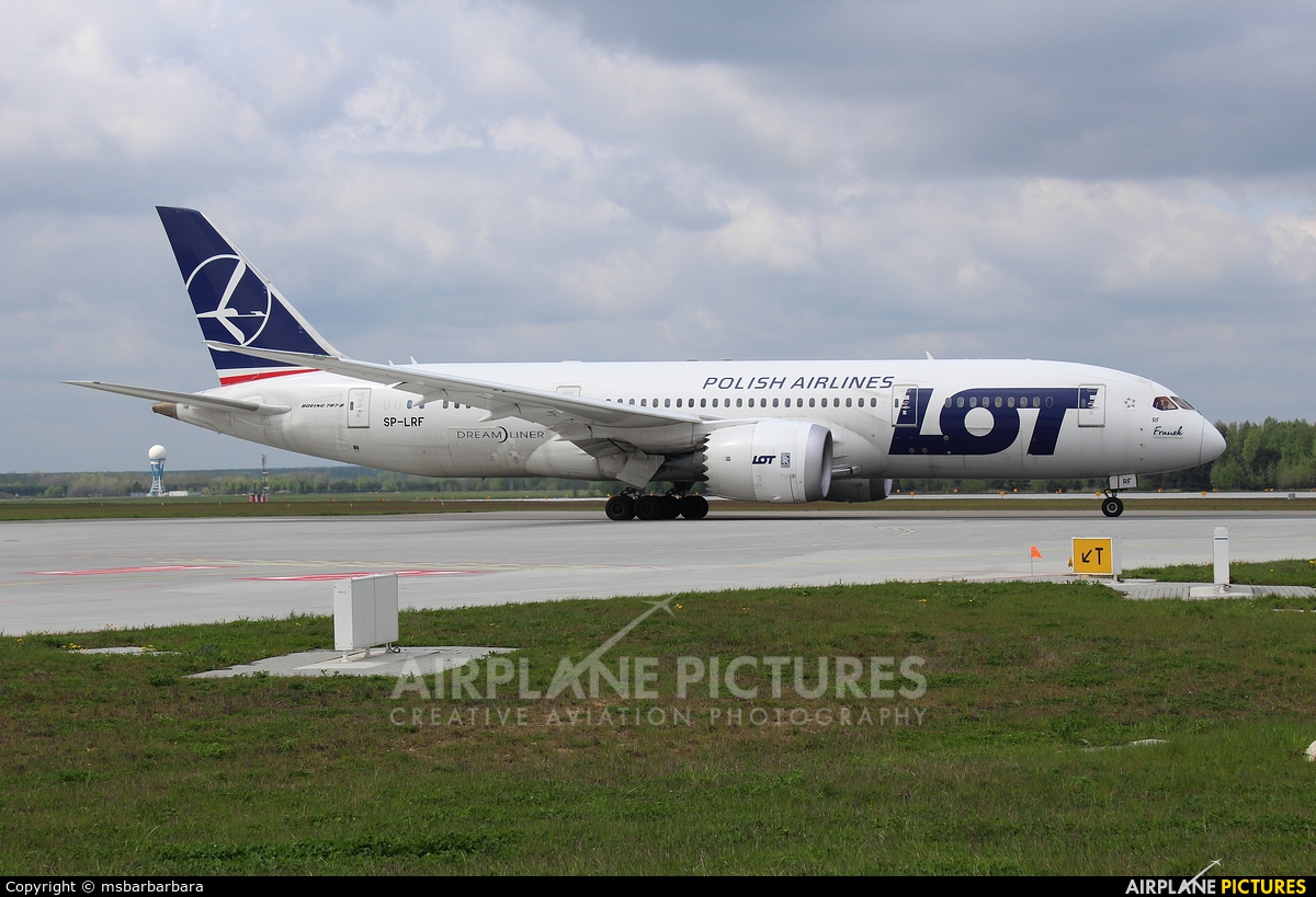LOT - Polish Airlines SP-LRF aircraft at Katowice - Pyrzowice