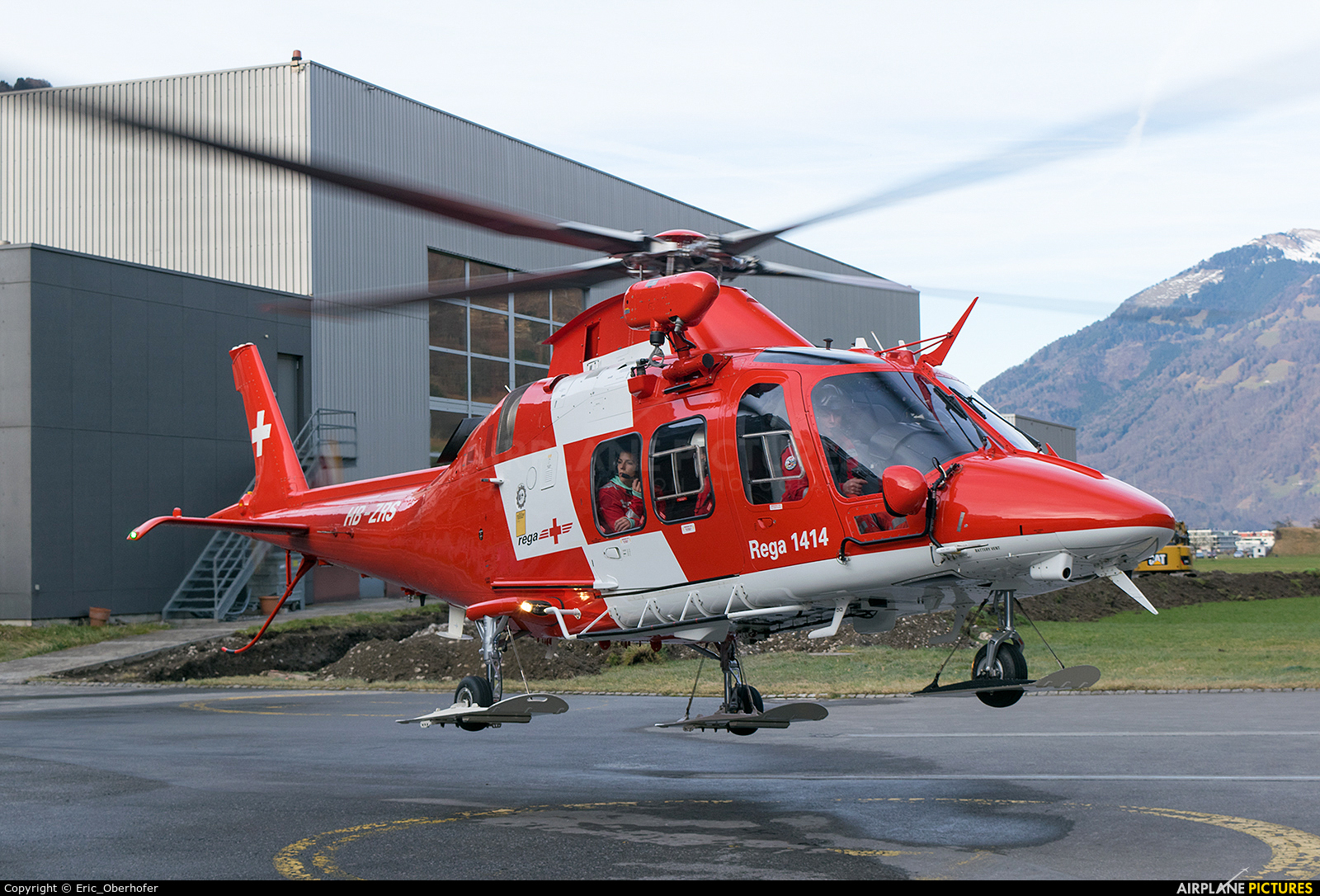 REGA Swiss Air Ambulance  HB-ZRS aircraft at Mollis
