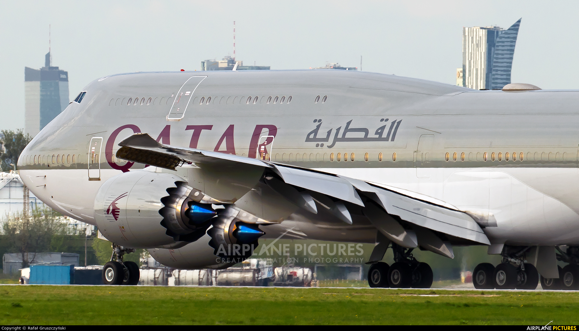 Qatar Amiri Flight A7-HHE aircraft at Warsaw - Frederic Chopin