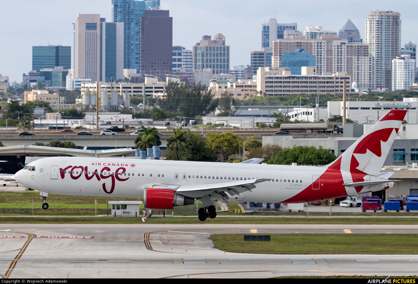 Air Canada Rouge C-GHLK aircraft at Fort Lauderdale - Hollywood Intl