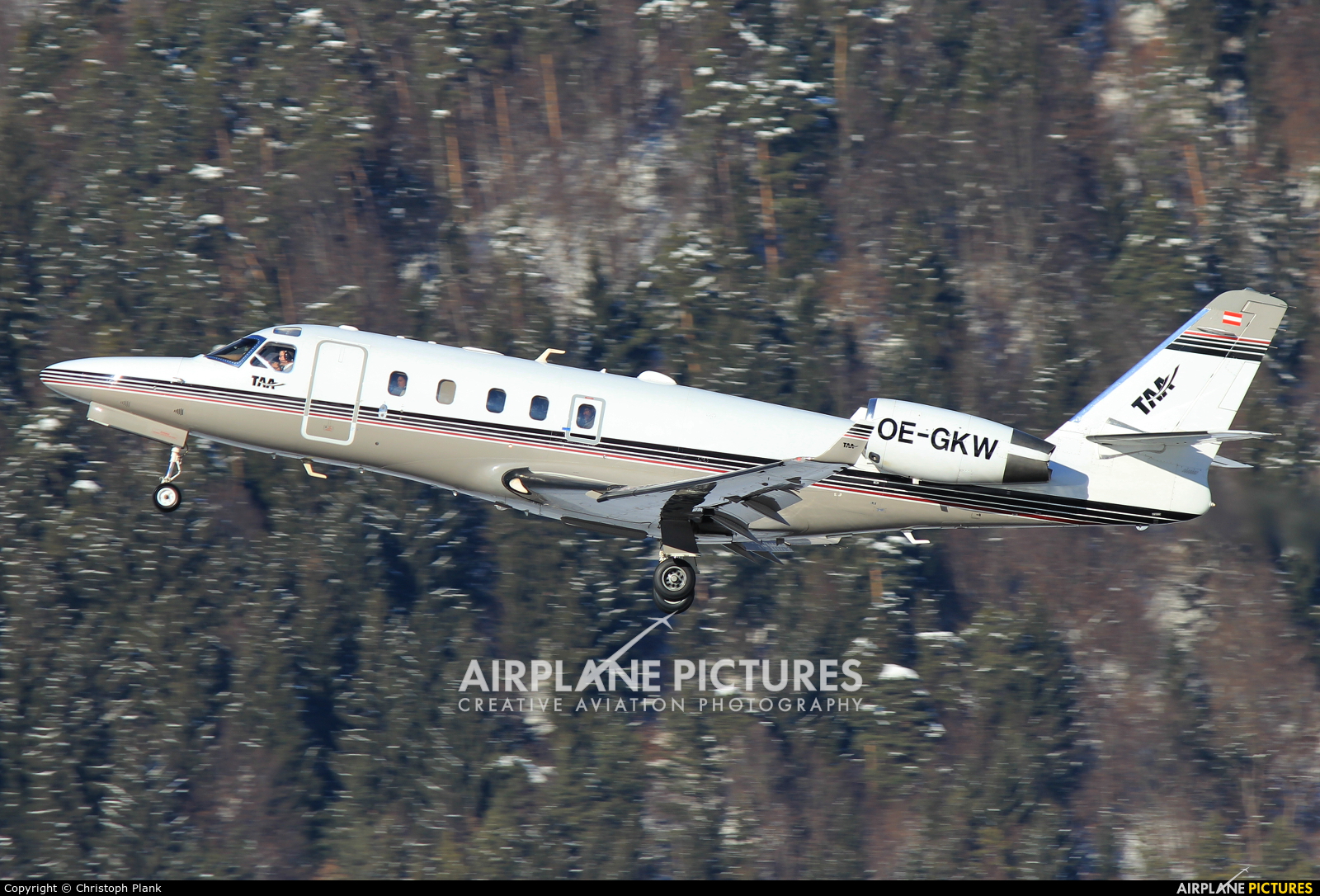 Tyrol Air Ambulance OE-GKW aircraft at Innsbruck