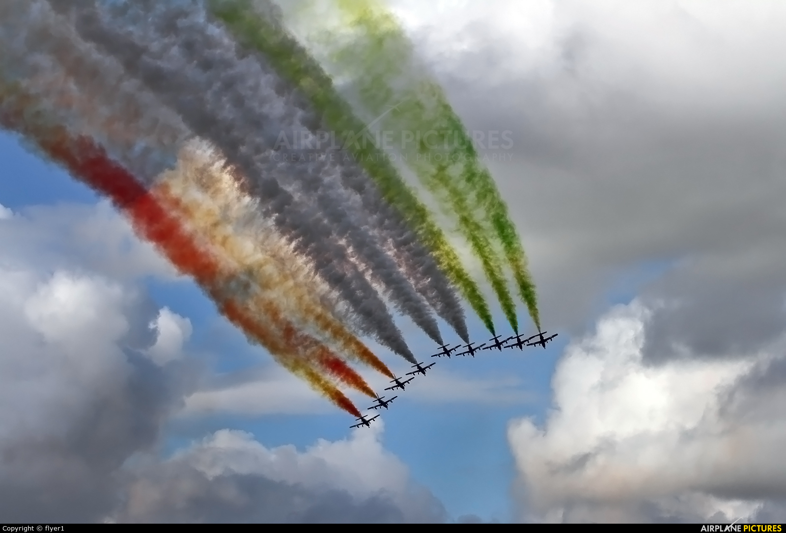 Italy - Air Force "Frecce Tricolori" MM54539 aircraft at Fairford