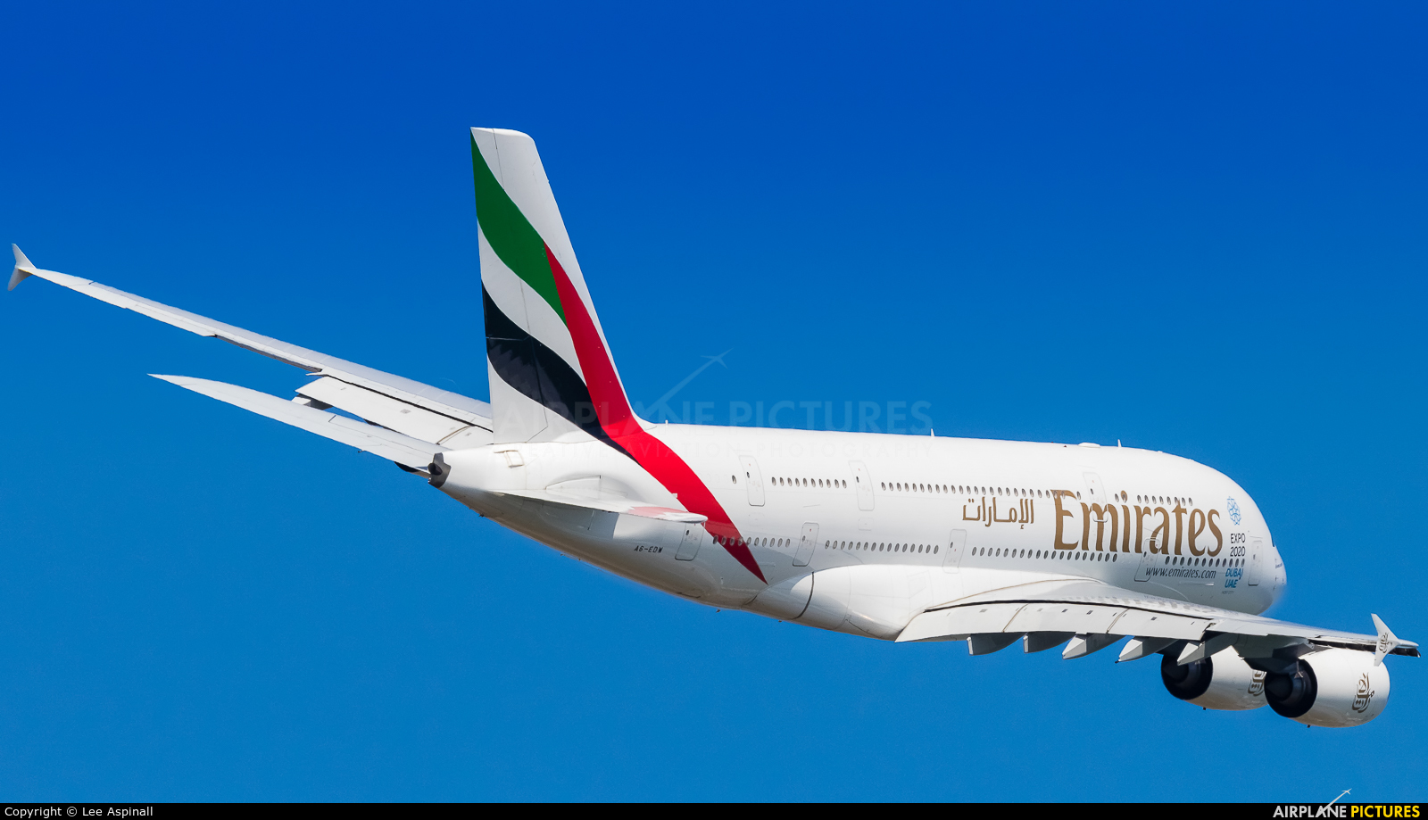 Emirates Airlines A6-EDW aircraft at Barcelona - El Prat
