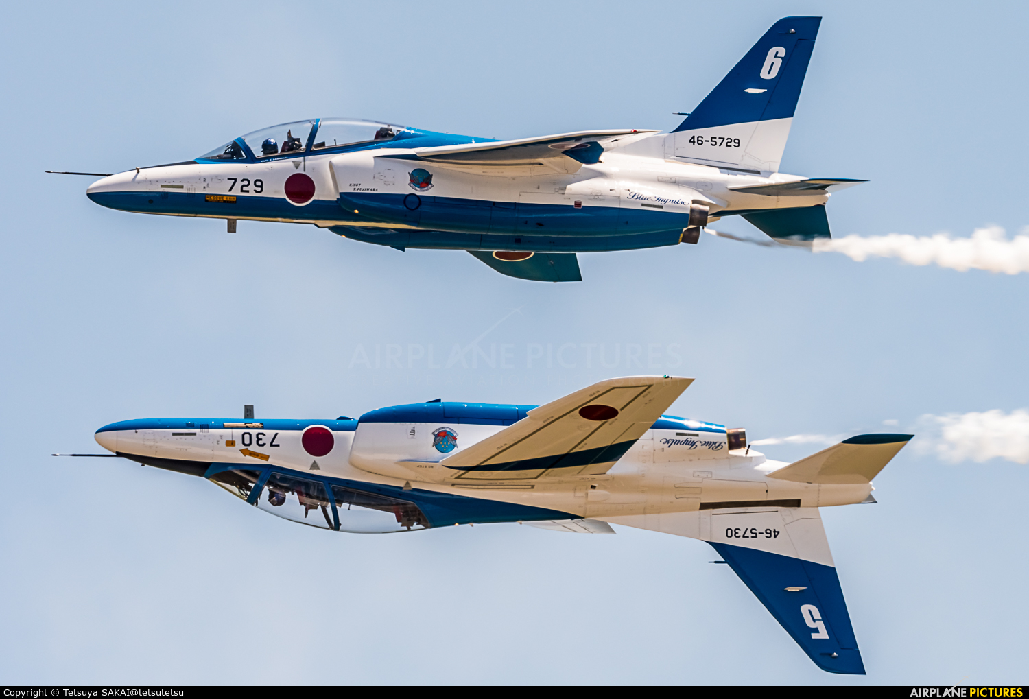 Japan - ASDF: Blue Impulse 46-5729 aircraft at Yonago - Miho AB