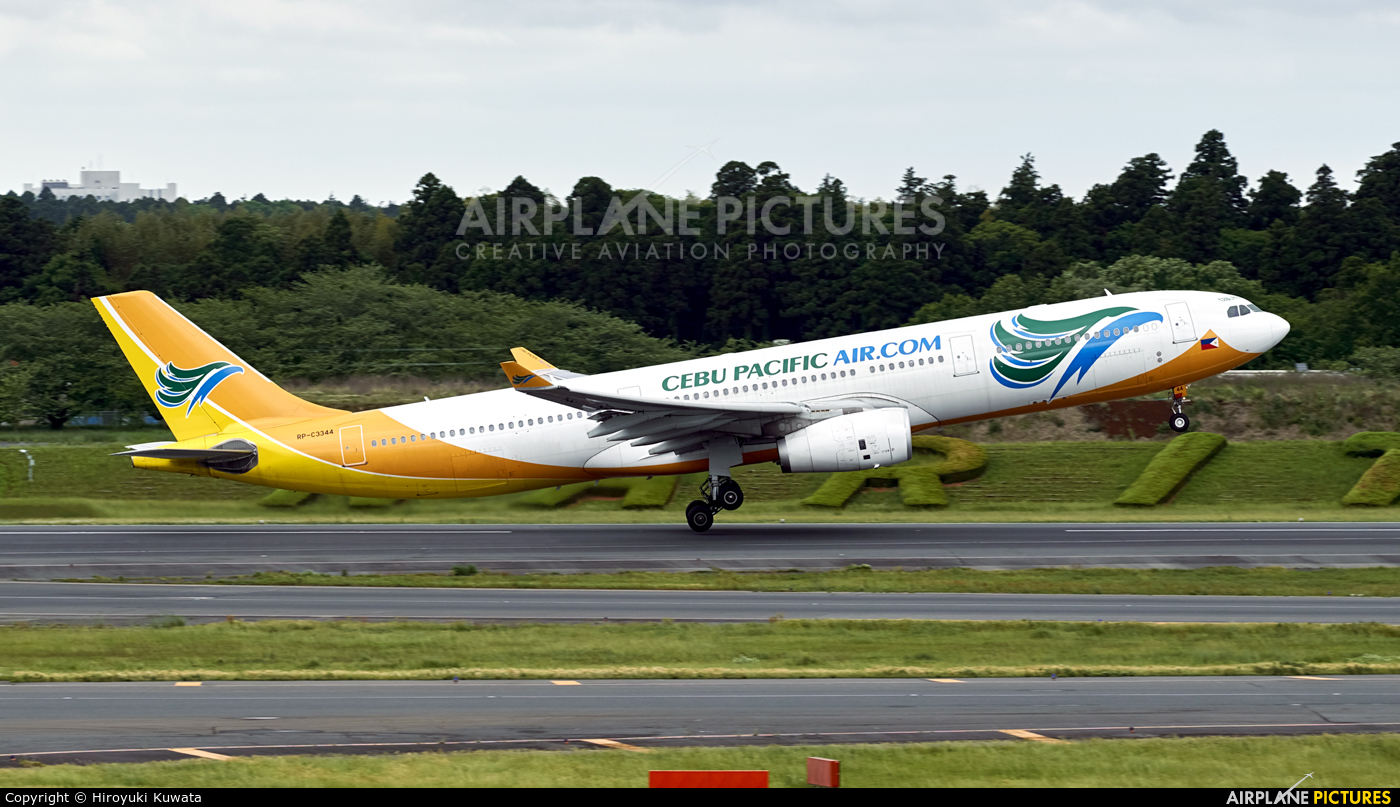 Cebu Pacific Air RP-C3344 aircraft at Tokyo - Narita Intl